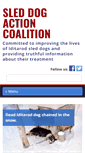 Mobile Screenshot of helpsleddogs.org